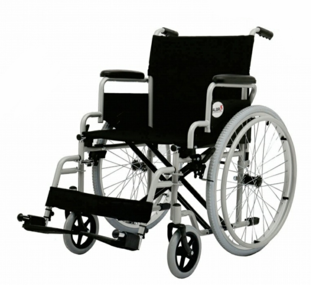 steel wheelchair standard alb-908-46