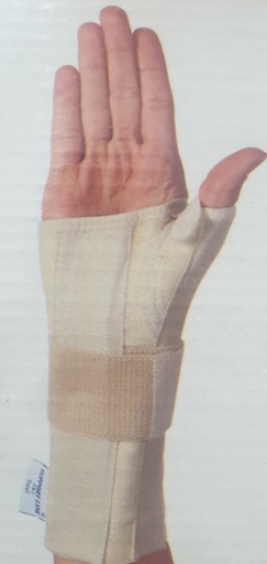 [13981] HAND WRIST SPLINT WITH THUMB LARGE LEFT                                  