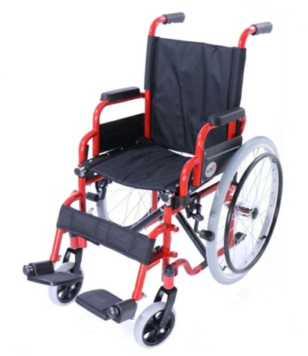 [alb-903-35] steel wheelchair pediatric alb-903-35
